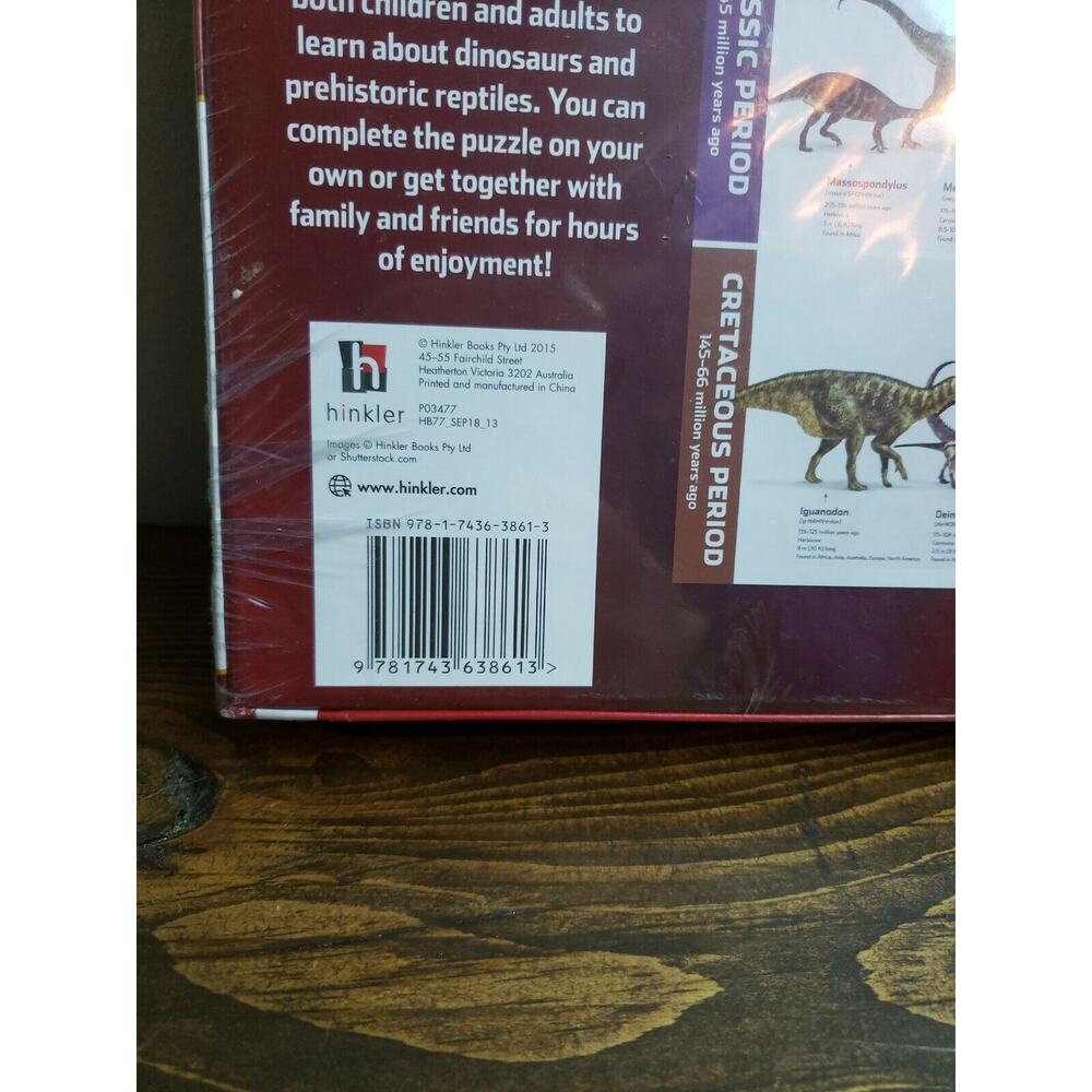 Dinosaurs 500 Piece Jigsaw Puzzle Educational Learning Puzzlebilities - Picture 3 of 5